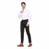 Men Casual Trousers | Slim Fit Formal Pants for Men | Stylish Trousers for Men | Comfortable Office Wear Pants Black Manufacturers, Suppliers, Exporters in Surat